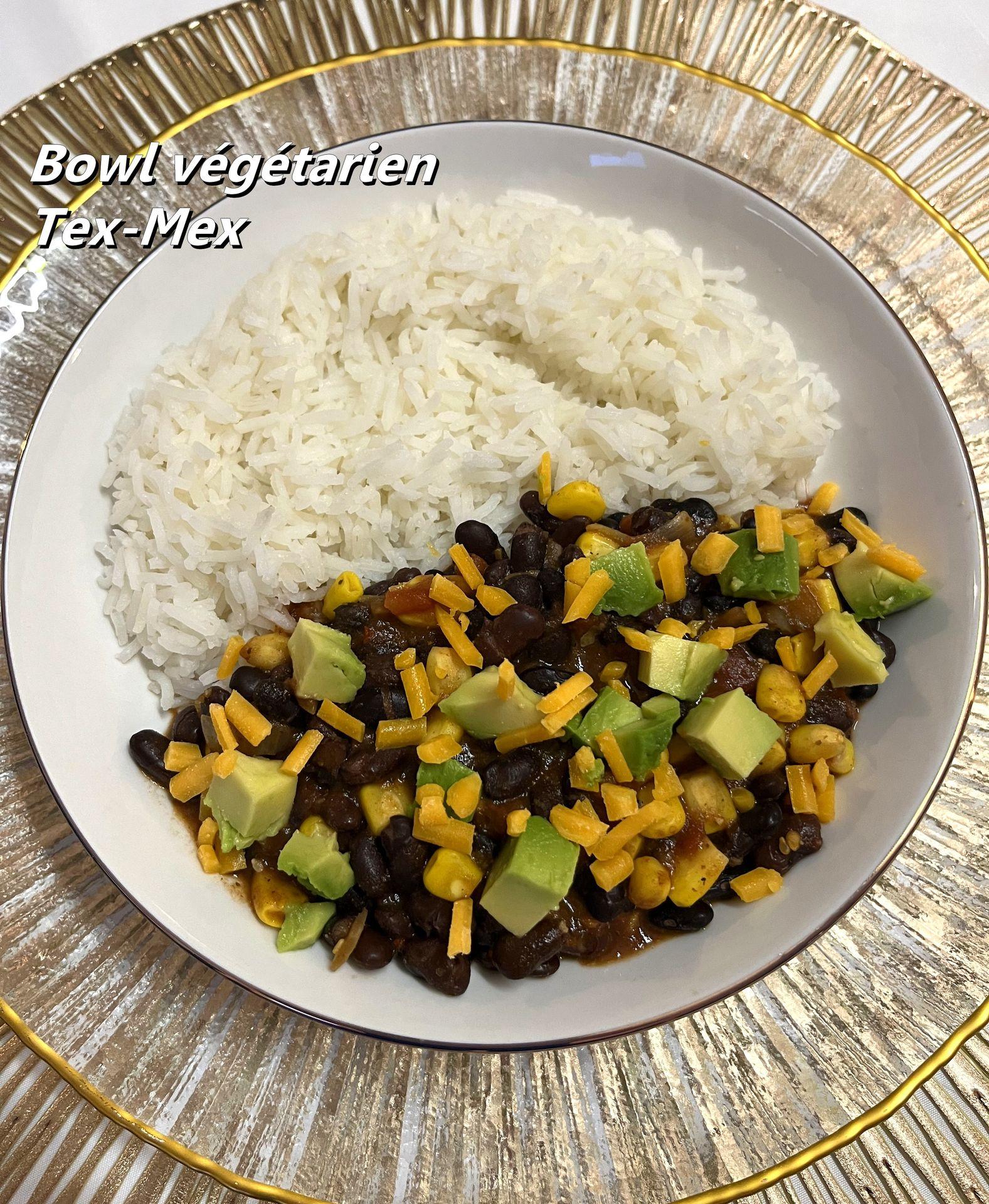 Bowl végértarien Tex-Mex